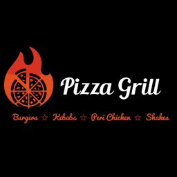 Pizza grill logo.